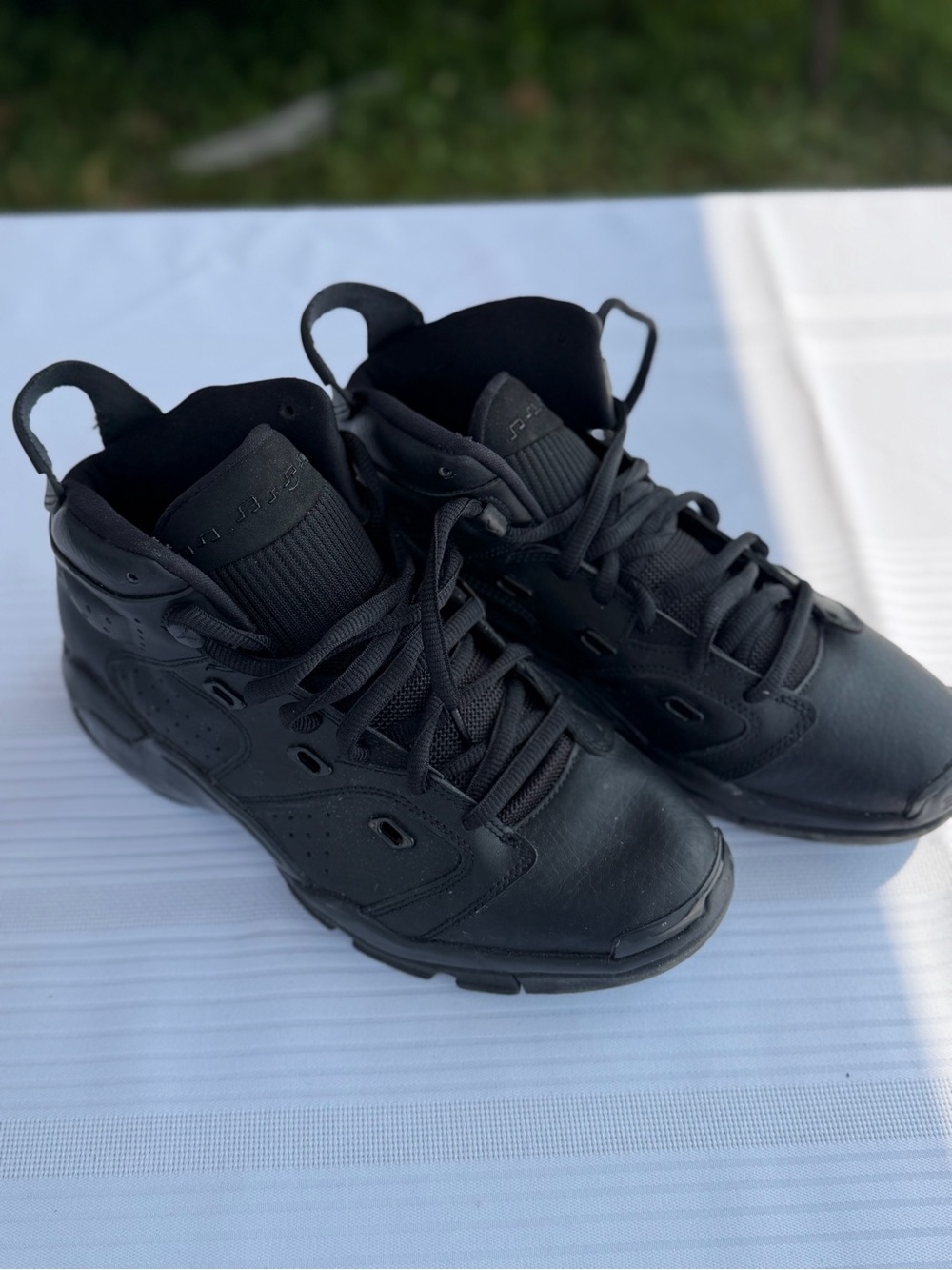 Air Jordan’s Black High Tops